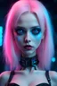 Placeholder: Cute sexy sexy pose vampire email albino detailed large eyes with neon fluorescent colored eyes pink and blue, 8k, finely detailed, dark light, photo realistic, cyberpunk gothic emo girl ,award-winningorror, nightmare, insane graphics, perfect lighting in shado