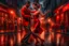 Placeholder: a very happy and energetic man and woman couple dancing beautiful latin tango on the street in the morning in the rain, extremely feel the music, passion, magic of music, glamorous deep red silk dress Sunrise movie poster intricate artwork masterpiece trending cgsociety intricate extremely detailed vivid , ultra high quality model, stunning, perfect composition award winning image