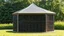 Placeholder: Small Pavilion made from hundreds of wine bottles, amazing detail, beautiful composition, award-winning photograph, astonishing realism, 28mm lens, adjust perspective, rule of thirds