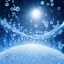 Placeholder: celestial, reflection, ice crystals, snow, icicles