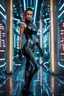 Placeholder: Full body shot photo realistic incredibly super gorgeous model beautiful lady cyberpunk full latex futuristic cyberpunk dressed,good body,big bub,appealing look gorgeous delicate athletic body, futuristic spacecraft hanger with superb appealing midriff shown, futuristic uplifting mood and motivation stunning intricate meticulously detailed science fiction them, dramatic digital illustration volumetric lighting, 250 megapixels 8K resolution, back-lit soft lights, photo-realistic arts, realistic p