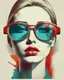 Placeholder: Art illustration sunglasses