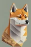 Placeholder: pioneer shiba inu close face matrix isometric hills with x on forehead