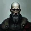 Placeholder: A bald greyskinned noble with a renaissance coat fantasy grimdark realistic