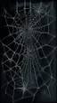 Placeholder: pencil drawing of spiderweb, Spooky, scary, halloween, black paper, color