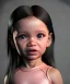 Placeholder: Jenna ortega toddler, full body, dramatic lighting, hyper realistic