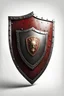 Placeholder: middle age shield item on the white background