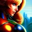 Placeholder: portrait of beautiful busty Samus Aran (Metroid Series) painting by Brom , oil on canvas, cinematic composition, extreme detail,fit full head inside picture,8k