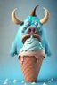 Placeholder: animal character for an ice cream
