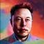 Placeholder: Photo of Elon Musk , beautiful face, multi-hued red hair; in the style of martine johanna, draped in flowing fabric, ignore nsfw, colorful energetic brush strokes, realistic, sharp focus, 8k high definition, insanely detailed, intricate, elegant, art by martine johanna and artgerm