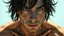 Placeholder: human with very human face and body, like the face of a famous person
