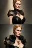 Placeholder: Cersei Lannister as evil queen in black leather, busty, cleavage, curvy, lena headay, angry, stern look. character design by cory loftis, fenghua zhong, ryohei hase, ismail inceoglu and ruan jia. unreal engine 5, artistic lighting, highly detailed, photorealistic, fantasy