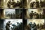 Placeholder: Masterpiece1:5)(Fineart), (award-winning:1.5), highest quality, war journalism, ink and colored pencil sketch of photocollage (by Gustave Doré, Jan Saudek:1.5),(Eastern Ukraine:(panel one:the moment after a battle ends, horrors of war, wounded men),(2nd panel, cinematic shot of men sitting in trench with 1000 yard stare (focus on their eyes:1.5)),(the third panel shows troops tired but hyper alert), (the fourth panel shows the sky is filled with incessant, fire and smoke everywhere,)