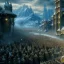 Placeholder: Epic massive Drawing the hobbit battle of the five armies estilo Van Gogh 4k