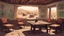 Placeholder: Old Room, 1900AD, Village, table, Vector, Meeting room, Flat Color, Digital Painting, Kurd History, illustration, general, plan, chairs Map, Meeting, secret meeting