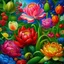 Placeholder: beautiful fantasy flower garden, roses, daylilies, peonies, irises, and more. ln Catherine Abel style Modifiers: digital painting fantasy oil on canvas beautiful high detail award winning ultra detailed crisp quality colourful Jacek Yerka Gediminas Pranckevicius catherine abel