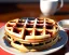 Placeholder:  waffles with syrup