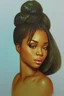 Placeholder: Drawing of a beautiful black woman