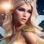 Placeholder: beautiful blonde fairy in a galactic ambiance, detailed gorgeous face, transparent wings, delicate colors, finely tuned detail, ultra high definition, 8 k, unreal engine 5, ultra sharp focus