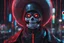 Placeholder: Sans in 8k realistic anime artstyle, neon effect, red, close picture, rain, fantasy world, intricate details, highly detailed, high details, detailed portrait, masterpiece,ultra detailed, ultra quality