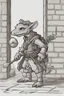 Placeholder: a kobold artificer from dnd