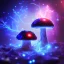 Placeholder: Spherical Frost metal magic armoured lightning glowing Mycelium MUSHROOM stars galaxy SPACE lANDSCAPE BURNING IN BLUE FLAMES hellfire abyss math chaos vivid cell