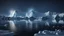 Placeholder: antarctica at night,glaciers,lakeside,8k, volumetric lighting, Dramatic scene,