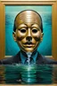 Placeholder: quietly drowning in your mask; Neo-Surrealism; Optical Art; De Chirico