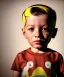 Placeholder: Pablo picasso toddler, full size, dramatic lighting, hyper realistic