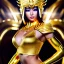 Placeholder: Ultra detailed fullbody Portrait in oil on canvas of sexy female characters with Gold Armor,helmet,-Saint seiya style,extremely detailed digital painting,ultrarealistic skin,intense stare, extremely detailed face, crystal clear eyes, mystical colors ,perfectly centered image, perfect composition, rim light, beautiful lighting,masterpiece ,8k, stunning scene, raytracing, anatomically correct, in the style of Simon Bisley and Ohrai Noriyoshi and robert e howard and Steve Jung and Wizyakuza.