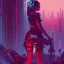 Placeholder:  beautiful cyberpunk girl,Camera., concept art, hyper detailed, asaf hanuka, dan mumford, kilian eng, post-apocalyptic, oil on canvas,