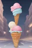 Placeholder: stardust,ice cream,waffle