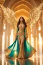 Placeholder: Gorgeous photography full body Beautiful super model middle East woman dressing Lady Angel colorful art conceptual, amazing artwork, hyper detailed, ultra maximalist quality, 12k , close-up portrait,crystal ornaments background, golden hour