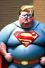 Placeholder: fat superman with donald trump's head