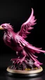 Placeholder: A purplish magenta wind elemental condor designed in ancient Greek pottery painted by Zhang Lu