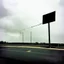 Placeholder: Minimal contemporary abstract oil paintings of desolate 1960s carpark with road markings and concrete fragments. Overlay with grungy typography graphics. style of Justin Mortimer and Francis Bacon.