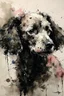 Placeholder: portrait painting by Yoji Shinkawa, Guy Denning, Florian Nicolle of a poodle dog on watercolour paper