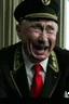 Placeholder: 4k full détails. Photo with 2 caractères. Vladimir poutine russian leader crying. Ghost of Adolf hitler in german uniform laughing.