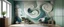 Placeholder: Create a mural with organic swirls and curves, instilling a sense of serenity and calmness in the space.