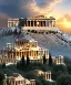 Placeholder: Acropolis of Athens , 8k resolution holographic astral cosmic illustration mixed media by Pablo Amaringo . midjourney style, 8k, photorealistic, cinematic lighting, dramatic, atmosphereric,