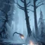 Placeholder: Wendigo, horror, gore, blood, forest, snow, ice, mountain, 8K, cinematic lighting, sharp focus, masterpiece, expert