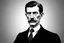 Placeholder: Nikola Tesla lifelike in the style of 3-d