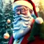 Placeholder:  octane render, 8k, high detail, Santa , portrait, jolly, happy, laughing