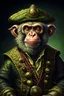 Placeholder: Monkey-folk pirate portrait