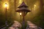 Placeholder: wooded stone lantern path