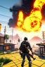 Placeholder: Fortnite and gta5,smoke and fire