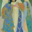 Placeholder: Odalisques in magnificent robes from 'Thousand and One Nights' by artist "Vittorio Zecchin"