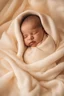 Placeholder: Ultra realistic 4k detailed A newborn baby sleeping peacefully in a soft, white blanket, surrounded by a warm, golden light. . 64k, hyper quality, dynamic lighting