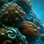 Placeholder: Fluid ink coral creature, unreal engine 5, 8k resolution, photorealistic, ultra detailed