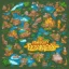Placeholder: fantasy planet, 2d vector, high quality